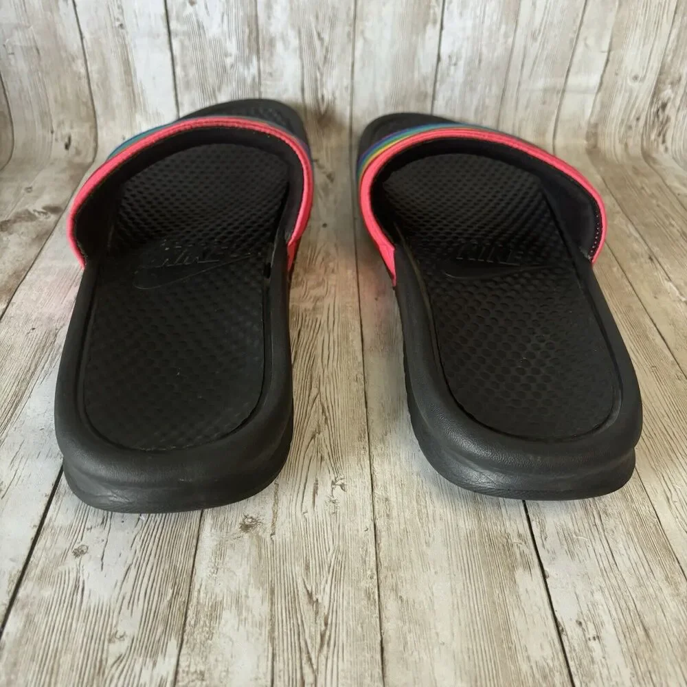 Nike Benassi JDI Rainbow “BETRUE” Slides CD2717-001 Men's Size 15‎ LGBTQ Pride